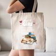 Retro Just A Girl Who Love Dogs Books And Coffee Bookworm Canvas Tote Bag