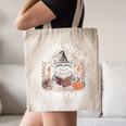 Salem Witch Book Club Raccoon Halloween Canvas Tote Bag Salem Witch Book Club Raccoon Halloween Canvas Tote Bag