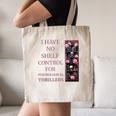 Saying Psychological Thriller Book Reader Lover Canvas Tote Bag