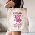 Silly Goose Book Club Canvas Tote Bag Silly Goose Book Club Canvas Tote Bag