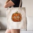 Smart Book Pumpkin Retro Fall Teacher Reading Halloween Canvas Tote Bag Smart Book Pumpkin Retro Fall Teacher Reading Halloween Canvas Tote Bag