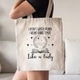 Smutty Book Lovers Romantasy Dark Fairy Tales Romance Reader I Dont Watch Porn Small Grey Canvas Tote Bag