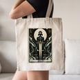 Tarot Cards Guide Book Esoteric Mysticism Clothing Tarot Card Justice Canvas Tote Bag
