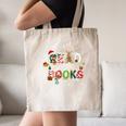 Teacher Read More Books Christmas Reading Bookworm Librarian Canvas Tote Bag