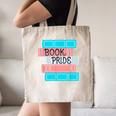 Threadless Grey Sky Chai Trans Book Pride Graphic Canvas Tote Bag