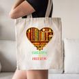 History Education Is Freedom Books Black History Heart Canvas Tote Bag