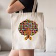 History Month Afro Women Girls Book Lover Librarian Canvas Tote Bag