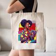 History Woman Reading Book Geometric Girl Educated Canvas Tote Bag