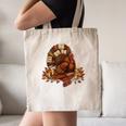 Turkey Reading Books Fall Season Thanksgiving Teacher Book Canvas Tote Bag