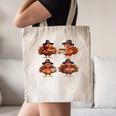 Turkey Reading Books Shirt Thanksgiving Turkey Bookworm Canvas Tote Bag