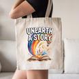 Unearth A Story Rainbow Treasure Book Canvas Tote Bag Unearth A Story Rainbow Treasure Book Canvas Tote Bag