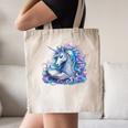 Unicorn Reading For Book Lovers Readers Canvas Tote Bag