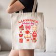 Valentines Reading Book Lover All Booked For Valentine's Day Canvas Tote Bag