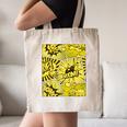 Varsity-Gold Yellow Comic Book University Varsity-Gold Canvas Tote Bag