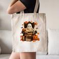 Vintage Ghost Book Reading Pumpkin Gothic Halloween Teachers Canvas Tote Bag Vintage Ghost Book Reading Pumpkin Gothic Halloween Teachers Canvas Tote Bag