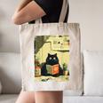 Vintage Japanese Cat Book Lovers Librarian Cat Dad Teacher Canvas Tote Bag Vintage Japanese Cat Book Lovers Librarian Cat Dad Teacher Canvas Tote Bag