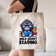 Wild About Reading Book Lover Gorilla Canvas Tote Bag