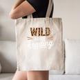 Wild About Reading Books Reader Lover Bookworm Leopard Print Canvas Tote Bag