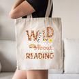 Wild About Reading Teacher Reading Books Back To School Canvas Tote Bag