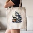 Wolf Reading Book Librarian Library Wolves Canvas Tote Bag Wolf Reading Book Librarian Library Wolves Canvas Tote Bag