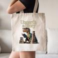 Women's Unearth A Story Dinosaur Reading a Library Book Canvas Tote Bag Women's Unearth A Story Dinosaur Reading a Library Book Canvas Tote Bag