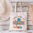100 Days In The Books Celebration Retro School Canvas Tote Bag