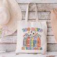 100 Days In The Books Reading Teacher 100th Day Of School Canvas Tote Bag