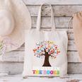 100 Days In The Books Reading Teacher 100th Day Of School Premium Tri-Blend Canvas Tote Bag