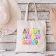 100 Days Of School Book Pencil Teachers Girls Kids 100th Day Canvas Tote Bag