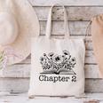 2nd Birthday Girl Chapter 2 Reading Book Lover 2 Year Old Canvas Tote Bag