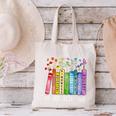 8647 Foxtrots Tangos Deltas Book Flower Resist Book Lovers Canvas Tote Bag