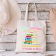Abibliophobia Book Lovers Graphic Canvas Tote Bag