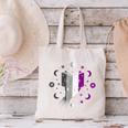 Ace Pride Book With Stars Moons And Magic Hand Canvas Tote Bag