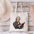 Alexander Hamilton Reading A Book Canvas Tote Bag