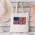 America US Flag Books Library Reading For Book Lover Reader Canvas Tote Bag