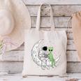 Astronaut Reading Book To Alien Moon Space Book Lover Men Canvas Tote Bag Astronaut Reading Book To Alien Moon Space Book Lover Men Canvas Tote Bag