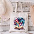 Astronomy Space Lover Books Bookworm Canvas Tote Bag