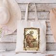 The Aunt Tarot Card Women Skeleton Aunty Book Lover Canvas Tote Bag