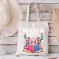 Axolotl Books Readsalotl Reading Bookworm Boys Girls Canvas Tote Bag