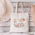Barely Tolerable Book Floral Bookworm Lover Bookish Premium Canvas Tote Bag