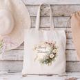 Barely Tolerable Book Lover Bookish Floral Bookworm Canvas Tote Bag