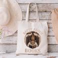 Batty About Books Reading Book Lover Men Women Distressed Canvas Tote Bag