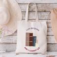 I Like Big Books Bookworm Tee Canvas Tote Bag