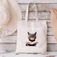 The Book Was Better Literature Teacher Reading Cat Lover Canvas Tote Bag The Book Was Better Literature Teacher Reading Cat Lover Canvas Tote Bag