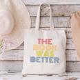 The Book Was Better Retro 70s Vintage Canvas Tote Bag The Book Was Better Retro 70s Vintage Canvas Tote Bag