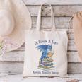 A Book A Day Keeps Reality Away Premium Tri-Blend Canvas Tote Bag