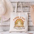 A Book A Day Keeps Reality Away Reading Canvas Tote Bag