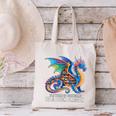Be a Book Dragon Reading Canvas Tote Bag