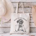 The Book Ended On a Cliffhanger Cute Book Lover Teach Canvas Tote Bag