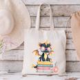 Book Lover Chibi Dragon With Big Red Glasses Bookworm Canvas Tote Bag